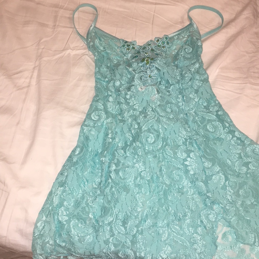 Lingerie dress with attached thong brand new